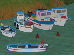 Kleine mediterrane Fischerboote im EEP-Shop kaufen